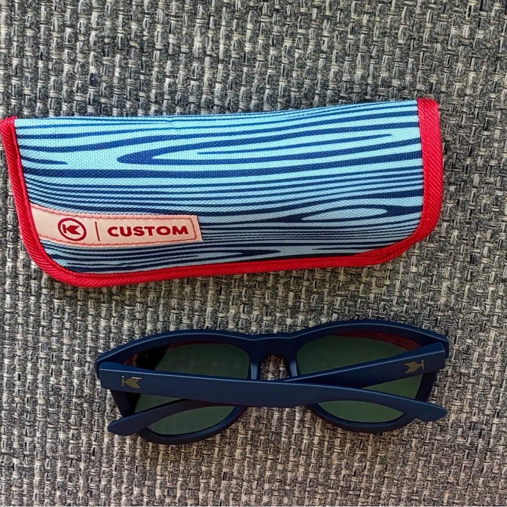 Premiums Navy Sunglasses UV Protection with Case | Classic Style Shades